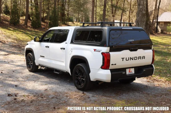 “HERE-N-READY” LEER 100XR-RXF TRUCK CAP 2022+ TOYOTA TUNDRA CAB 5’6″ XB - EXTRA SHORT BED – RXF BLACK MATTE - 56TT22 - Image 2