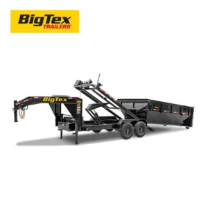 BIG TEX 16RD - Tandem Axle ROLL-OFF Gooseneck Dump Trailer (& Bin) - 17500 GVWR