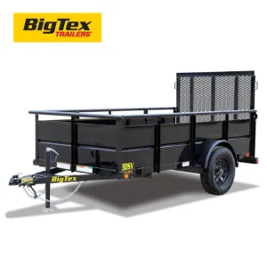 BIG TEX 30SV - 5 ft Wide - Single Axle High Side Trailer - 2995 GVWR