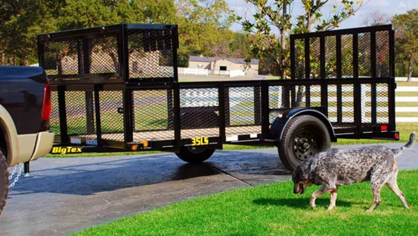 BIG TEX 35LS - 7 ft Wide - Single Axle Landscape Trailer - Image 2