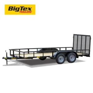 BIG TEX 60ES - 6 ft Wide - Tandem Axle Utility Trailer - 6000 GVWR