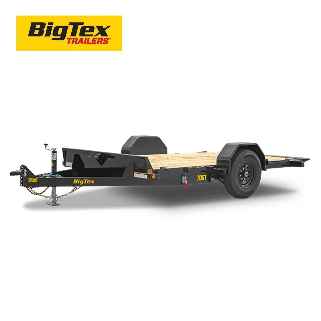 BIG TEX 70ST - Single Axle Tilt Equipment Trailer