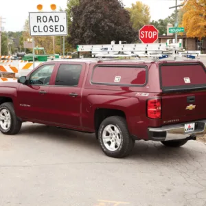 LEER 100RCC Cab High Commercial Fiberglass Truck Cap