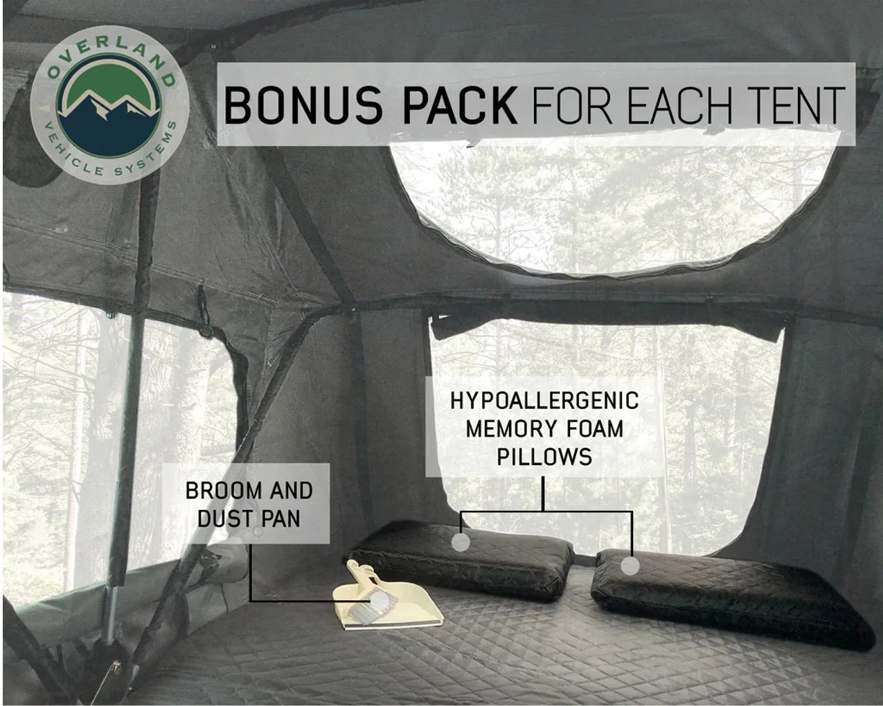 Overland Vehicle Systems Nomadic 3 Extended Roof Top Tent - with Bonus Pack 18039936 - Image 2