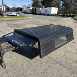 USED ALUMINUM TRUCK CAP 2015 FORD F-150 REGULAR CAB LONG BED BLACK - 147263