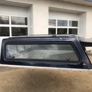 SOLD - USED LEER 100XR TRUCK CAP 2013 RAM QUAD CAB SHORT BED BLUE - 2320175 - SOLD