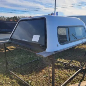 USED TRADE IN CENTURY HIGH C TRUCK CAP 2014 CHEVROLET 1500 SILVERADO CREW CAB EXTRA SHORT BED WHITE - 8443773