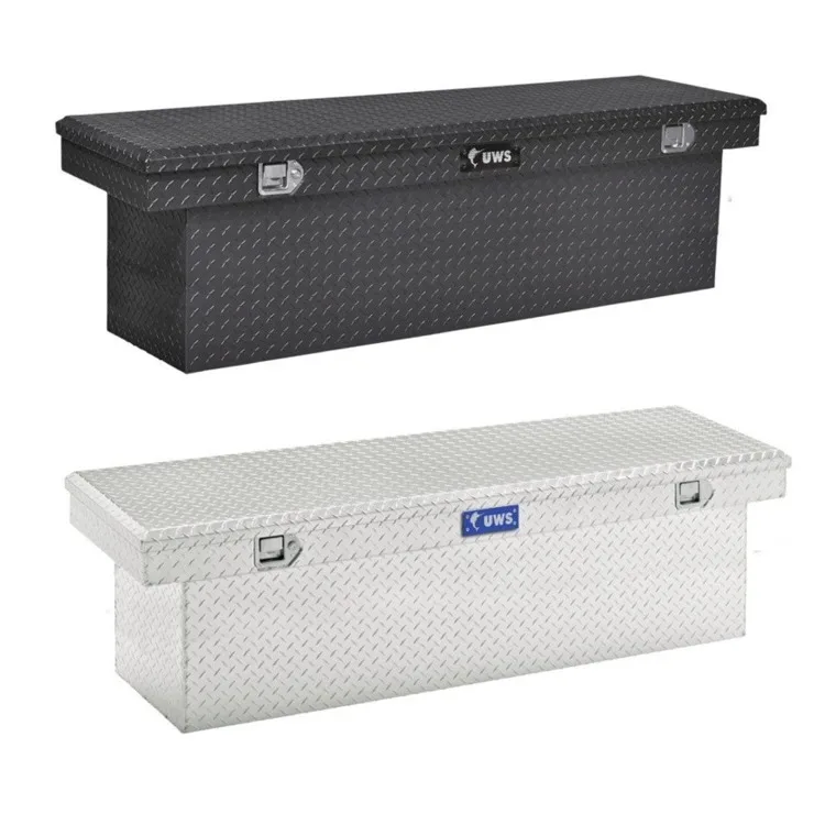 UWS ALUMINUM CROSSOVER TRUCK TOOL BOX, EXTRA DEEP