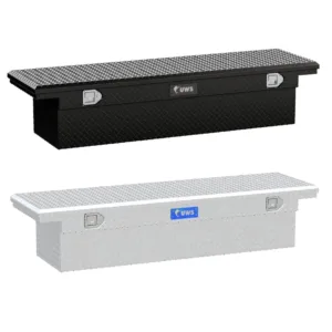 UWS ALUMINUM CROSSOVER TRUCK TOOL BOX, LOW PROFILE