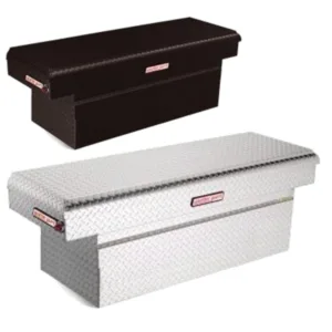 WEATHER GUARD EXTRA DEEP SADDLE BOX, ALUMINUM