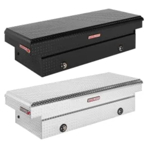 WEATHER GUARD EXTRA WIDE SADDLE BOX, ALUMINUM