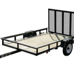 CARRY ON 4GW2K - 4 ft Wide - 2000 LB. GVWR Wood Floor with Ramp Gate