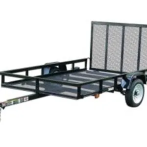CARRY ON 5G - 5 ft Wide - 2000 LB. GVWR Mesh Floor with Ramp Gate