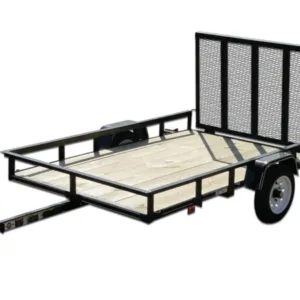 CARRY ON 5GW2K - 5 ft Wide - 2000 LB. GVWR Wood Floor with Ramp Gate