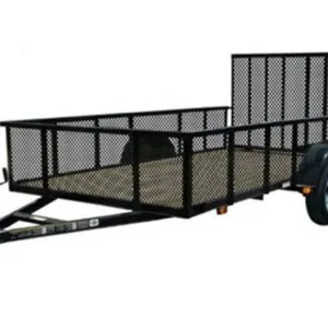CARRY ON 6GWHS - 6 ft Wide - 2990 LB. GVWR High Mesh Side Wood Floor with Ramp Gate
