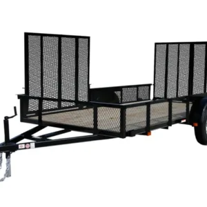CARRY ON 6GWATVHS - 6 ft Wide - 2990 LB. GVWR High Mesh Side ATV Trailer with Side Ramp