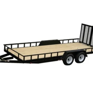CARRY ON 7HDLAND - 7 ft Wide - 9990 LB. GVWR Wood Floor with Ramp Gate