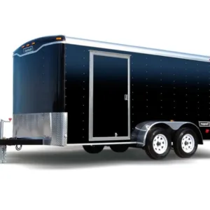 HAULMARK Transport - 7 ft Wide Tandem Axle- 7000 LB. Deluxe Round Top Tandem Axle Cargo Trailer