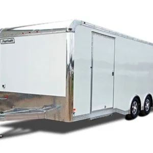 HAULMARK ALX - 8.5 ft Wide Aluminum Tandem Axle Car Trailer - 7000 to 18000 LB Premium Car Trailer