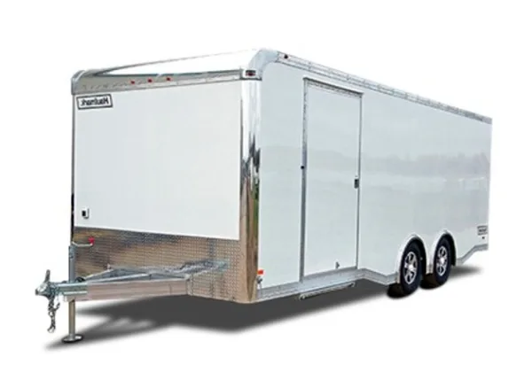HAULMARK ALX - 8.5 ft Wide Aluminum Tandem Axle Car Trailer - 7000 to 18000 LB Premium Car Trailer