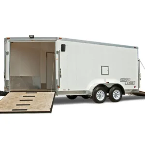 HAULMARK FVT - 7 ft Wide ATV / Snow Sport Flat Top Trailer - 7000 LB Tandem Axle