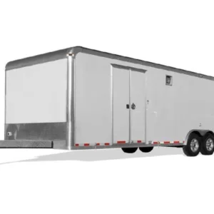RC TRAILER ARCS 85WTA - 8.5 ft Wide - 7000 & 10000 LB. DeluxePLUS Aluminum Flat Top Tandem Axle Car Hauler