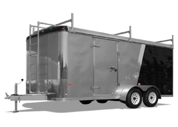 RC TRAILER RST/RTT 6WTA - 6 ft Wide - 7000 LB. Deluxe Round Top Tandem Axle Cargo Trailer