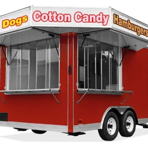 RC TRAILER RTB 8.5WTA - 8.5 ft Wide - 7000 & 10000 LB. Tandem Axle Truck Body Concession Trailer