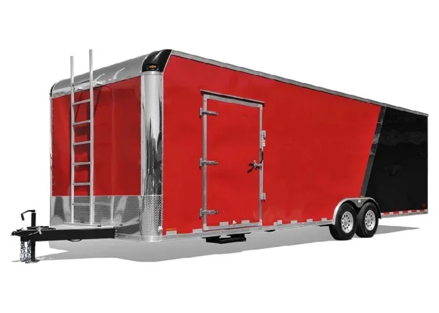 RC TRAILER RRT 85WTA - 8.5 ft Wide - 7000 & 10000 LB. DeluxePLUS Flat Top Tandem Axle Car Hauler