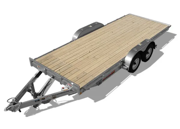 RC TRAILER ARSSL7K - 7 ft Wide - 7000 LB. GVWR Aluminum Tilt Deck Wood Floor