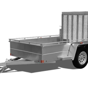 RC TRAILER ART OUL LX 6W - 6 ft Wide - 2990 LB. GVWR Deluxe Solid Side Aluminum Wood Floor