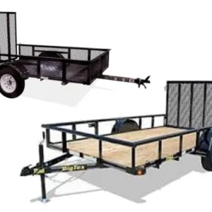 5 ft (60"-71") Wide Single Axle Utility Trailers