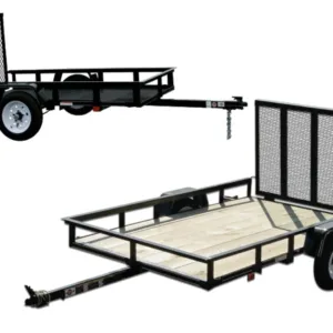 4 ft (48"-59") Wide Single Axle Utility Trailers