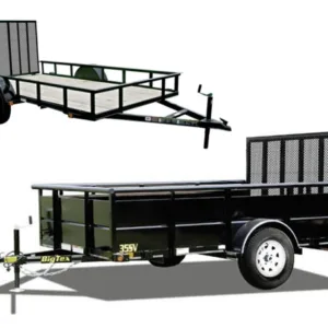 6 ft (72"-83") Wide Single Axle Utility Trailers