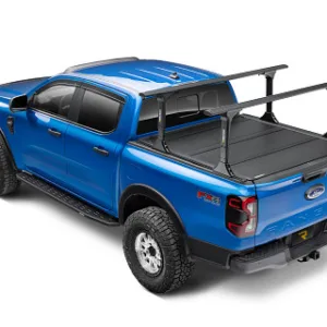 RealTruck BAKFlip MX4 TS Hard Folding Tonneau Cover w/ T-Slot Rails