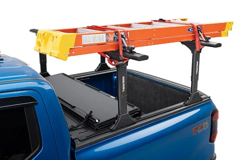 RealTruck BAKFlip MX4 TS Hard Folding Tonneau Cover w/ T-Slot Rails