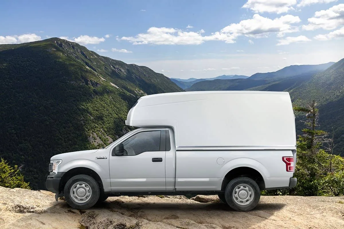 SpaceKap DIABLO SLIDE-IN Commercial Fiberglass Service Body Truck Cap - Image 5