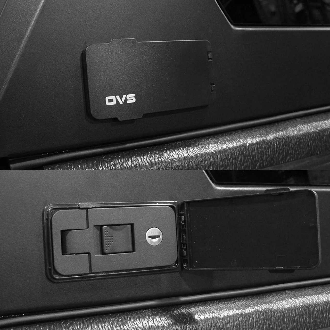 Zoom Overland Vehicle Systems Expedition - Truck Cap W/Full Wing Doors, Front and Rear Windows & 3rd Brake Light