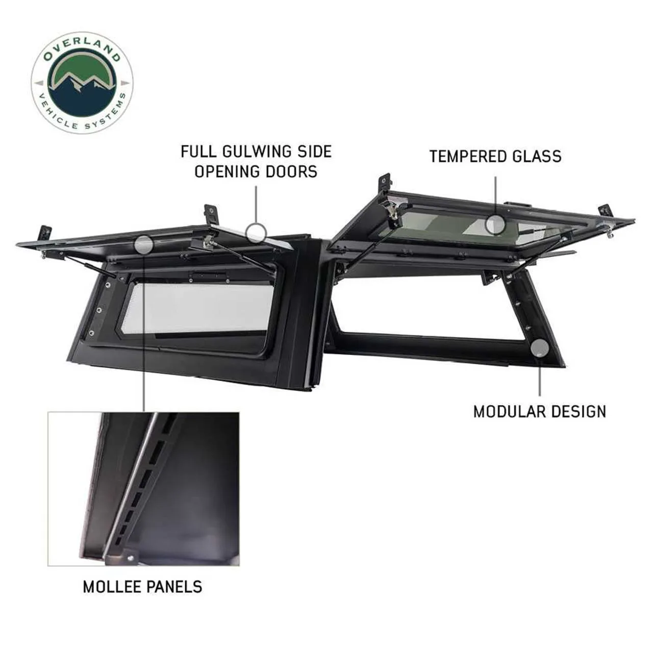 OVERLAND VEHICLE SYSTEMS Modular Truck Cap - Image 7