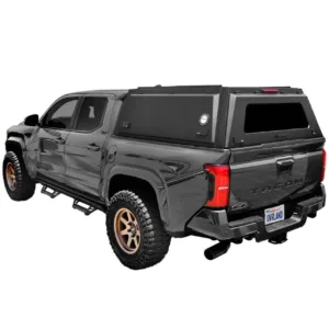 Zoom Overland Vehicle Systems Expedition - Truck Cap W/Full Wing Doors, Front and Rear Windows & 3rd Brake Light