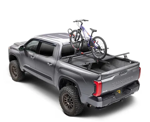 RealTruck RetraxPRO XR Manual Retractable Tonneau Cover w/ T-Slot Rails availabe at Truck'n America