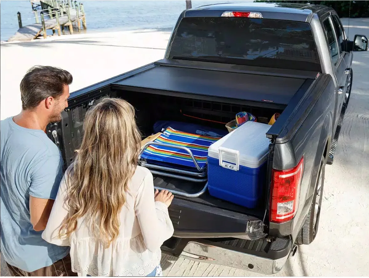 RealTruck Roll-N-Lock E-Series Electric Retractable Tonneau Cover for sale at Truck'n America