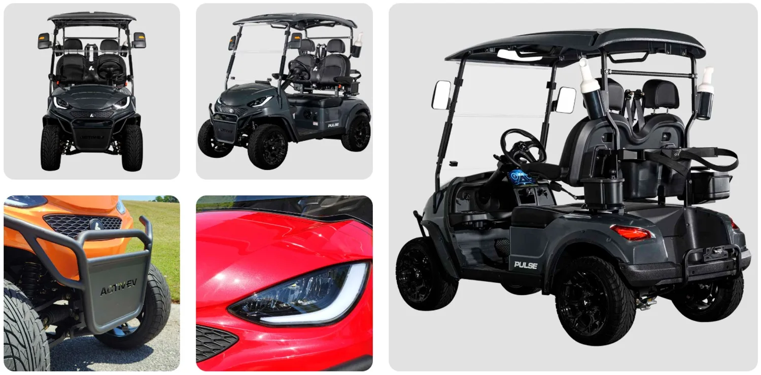 ActivEV "The PULSE" 2 Seater Street-Legal Golf Cart - Image 6