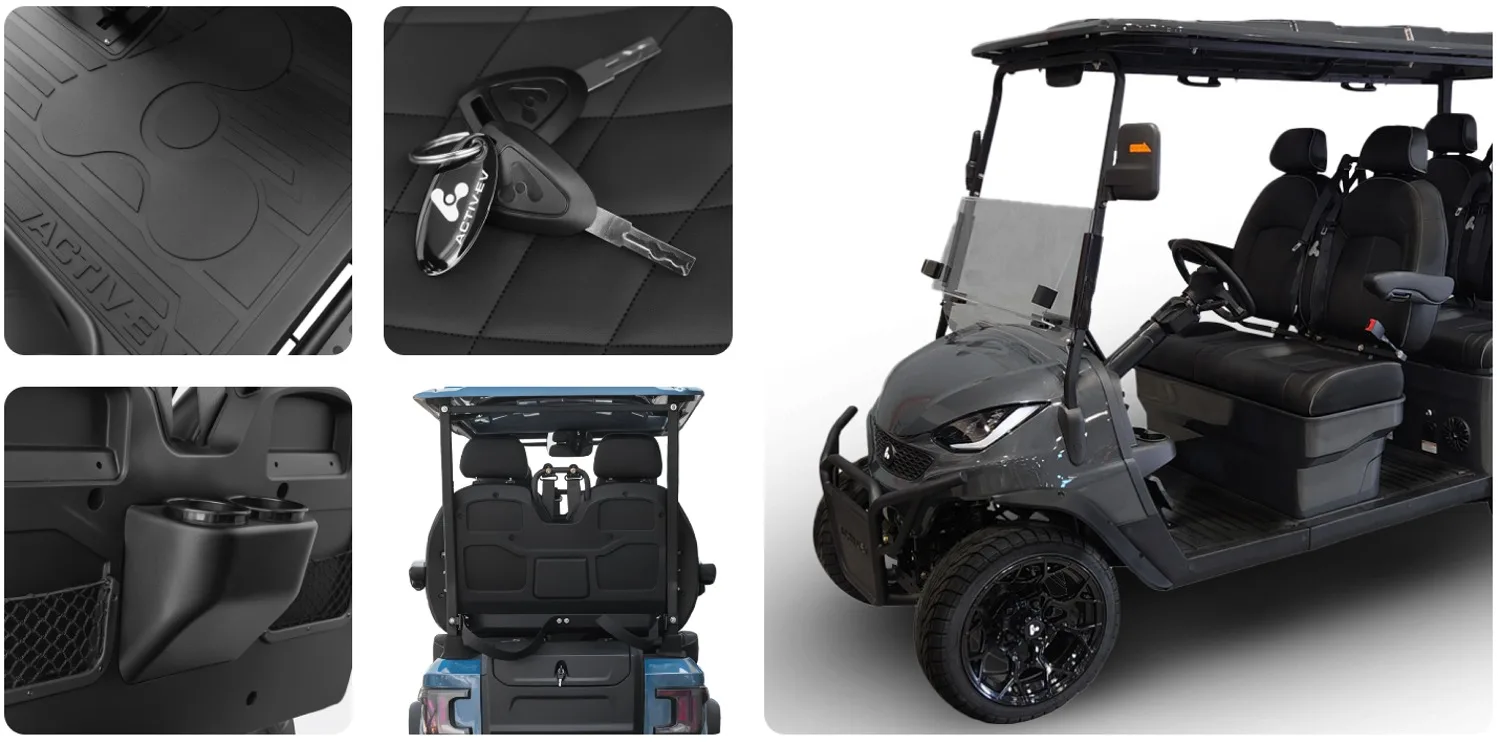 ActivEV "The PULSE" 4 Seater Forward Facing Street-Legal Golf Car - Image 9