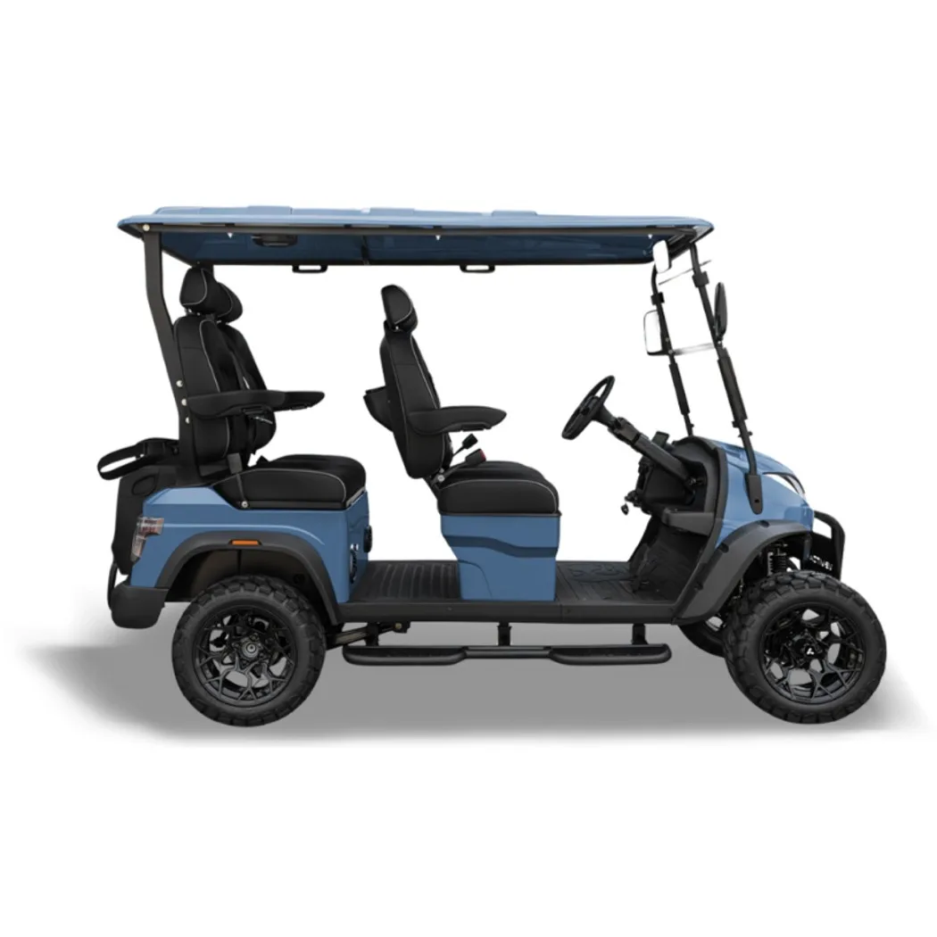 ActivEV Golf Car 4FF lifted Golf Cart BLUE