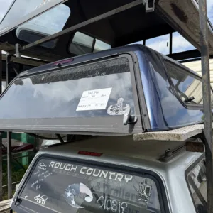 USED JASON CAB HIGH FIBERGLASS TRUCK CAP 2004 FORD F150 EXTENDED CAB SHORT BED - BLUE - 262396