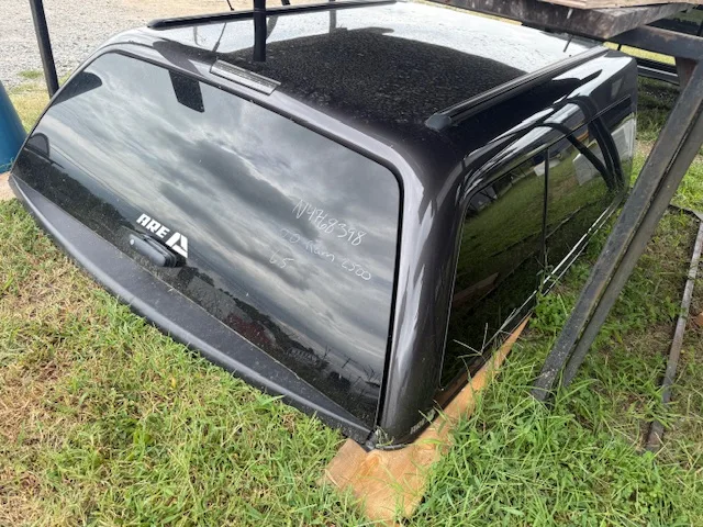 USED ARE CX REVO FIBERGLASS TRUCK CAP - 2020 RAM 2500 CREW CAB SHORT BED - BLACK - N4768398.1